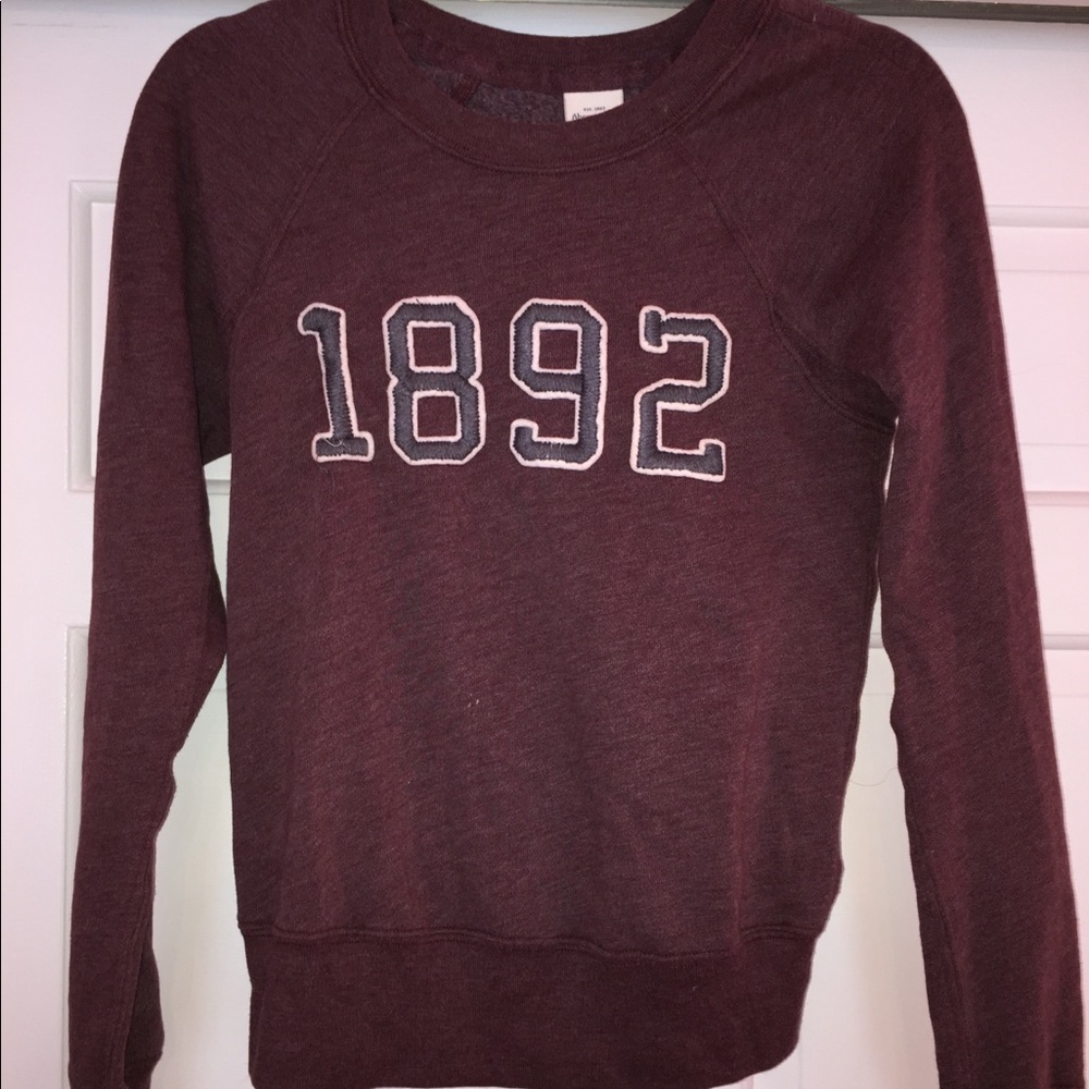 Abercrombie and fitch embroidered pullover